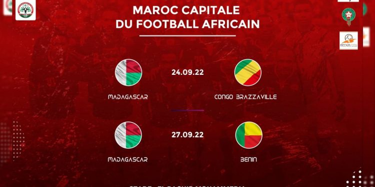 FOOTBALL – Madagascar affrontera le Congo Brazzaville le 24 Septembre et le Bénin le 27 Septembre au Stade Bachir Mohammedia lors du tournoi amical « Maroc Capitale du football africain »