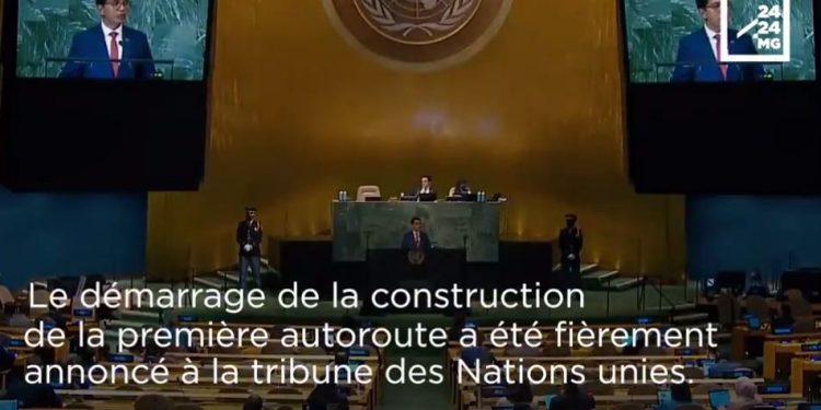INFRASTRUCTURE – Andry Rajoelina présente les chantiers en cours et à venir à la tribune des Nations unies