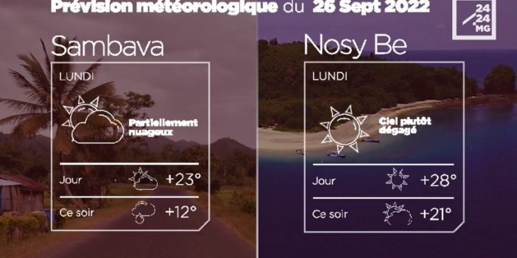 MÉTÉO du 26 septembre 2022
