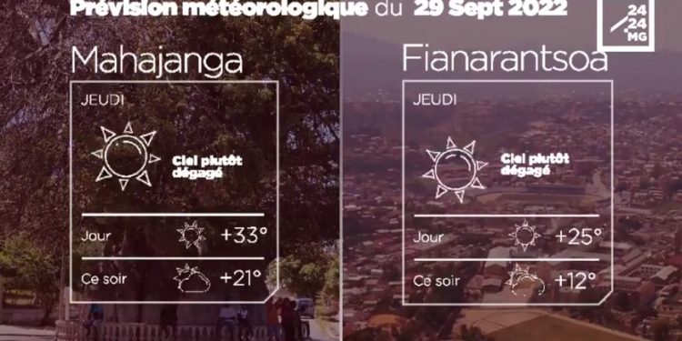 MÉTÉO du 29 septembre 2022