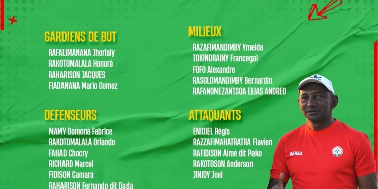 FOOTBALL – 20 joueurs présélectionnés dans la liste des Barea pour la Coupe d’Afrique des Nations Beach Soccer 2022