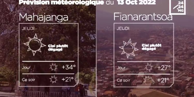 MÉTÉO du 13 octobre 2022