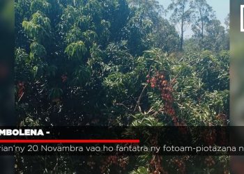 VAOVAO – MINUTE FLASH 09 NOVAMBRA 2022