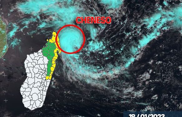 METEO – Cheneso, la première tempête tropicale de la saison prévue toucher Madagascar, en approche