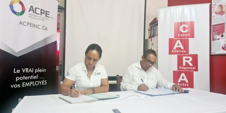 ENTREPRENEURIAT – L’ACPE soutient le Centre d&rsquo;affaires régional d&rsquo;Anosy pour accompagner les entreprises de la région à rechercher l&rsquo;amélioration continue