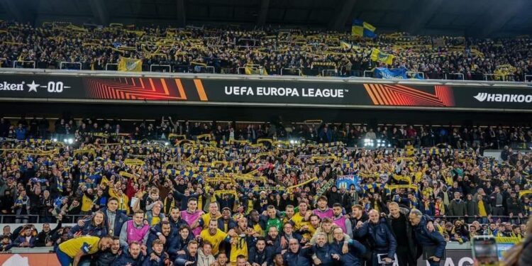 FOOTBALL – L&rsquo;Union Saint Gilloise de Loïc Lapoussin qualifié pour les quarts de finale de l&rsquo;Europa League