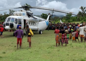 AIDE HUMANITAIRE – Le PAM alerte sur une possible interruption de ses interventions héliportées auprès des zones difficiles d’accès faute de financement