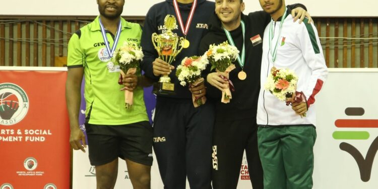 TENNIS DE TABLE – Antoine Razafinarivo médaillé de bronze aux championnats d’Afrique