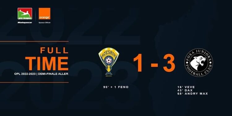 FOOTBALL – Fosa Juniors dispose de l’Ajesaia (3-1) et met un pied en finale de la Pro League