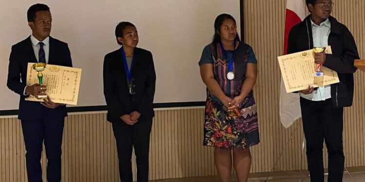ART ORATOIRE – Mario Philippien Lemaraina et Manantenasoa Ny Aina Rabearivelo lauréat du concours de discours en langue japonaise 2023