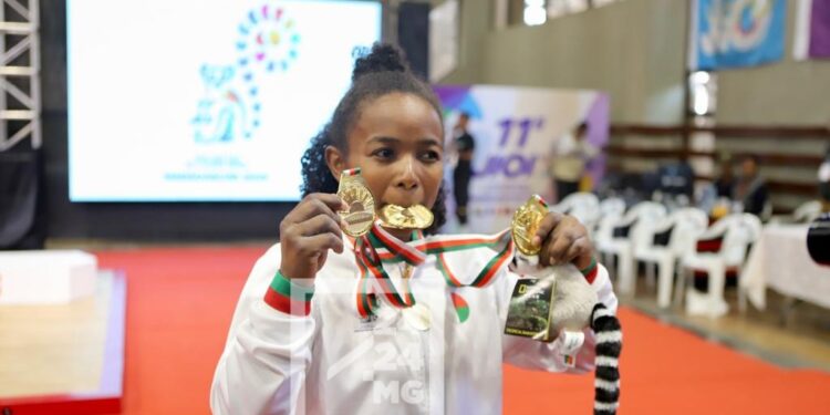 Madagascar en tête du classement des médailles à la fin de la première journée des compétitions aux Jeux des îles 