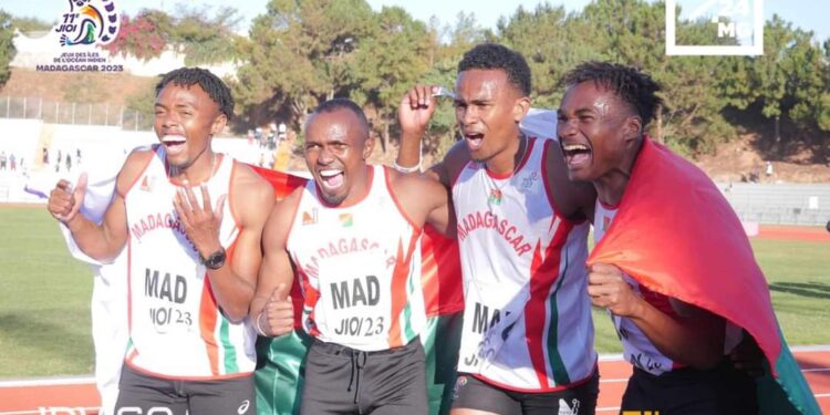 ATHLETISME – Doublé en or de Madagascar au 4x400m avec les relayeurs hommes et dames