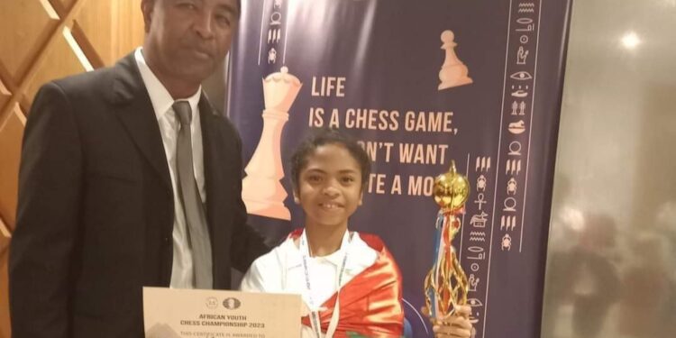 Aina Mahasambatra Tsinjoniavo championne d&rsquo;Afrique de la catégorie des moins de 12 ans