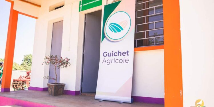 Le tout premier « guichet agricole » à Madagascar implanté à Ankadinondry dans la région de Bongolava.