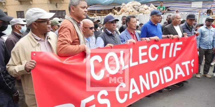 Le collectif des candidats annonce la reprise de la manifestation mercredi