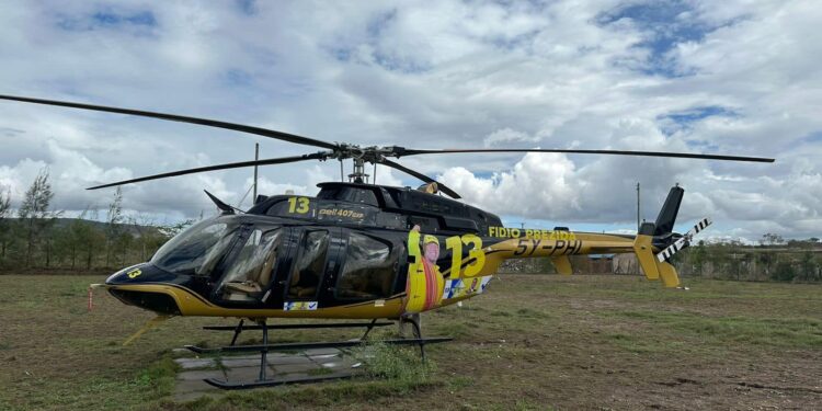 ELECTION – Le quatrième hélicoptère de Siteny Randrianasoloniako immobilisé à Mahajanga