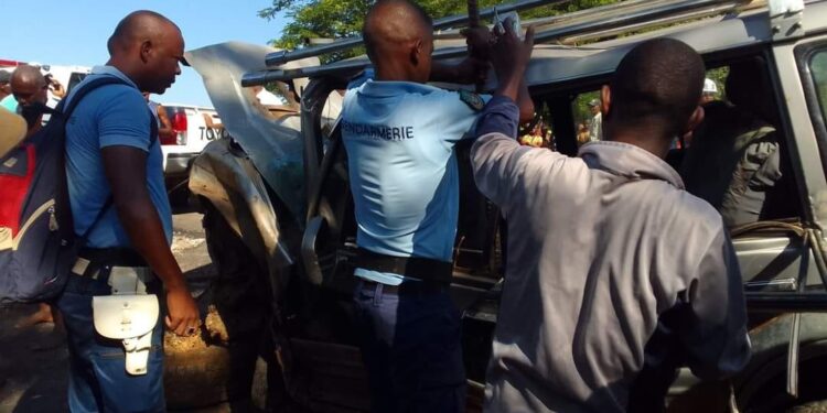 DRAME – Cinq individus décèdent dans un accident de circulation à Ambanja