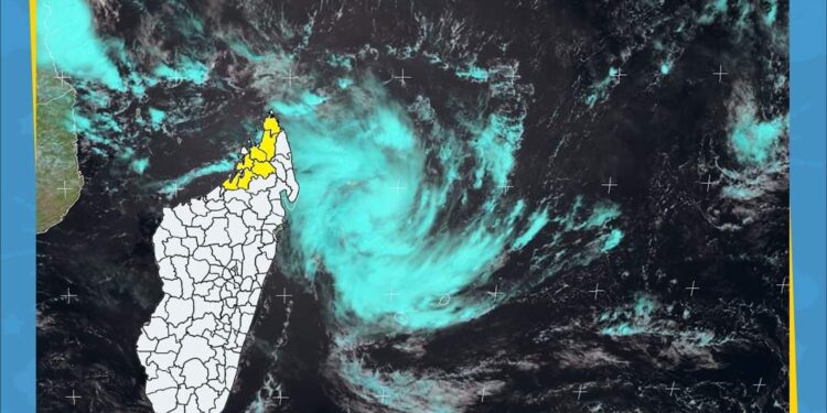 MÉTÉO – Les districts dans la région Diana, Bealanana, Antsohihy et Analalava placés en alerte jaune de vigilance fortes pluies