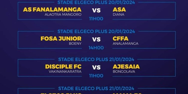 FOOTBALL – La Coupe de Madagascar de retour, un choc Fosa Juniors-CFFA à l’affiche des quarts de finale