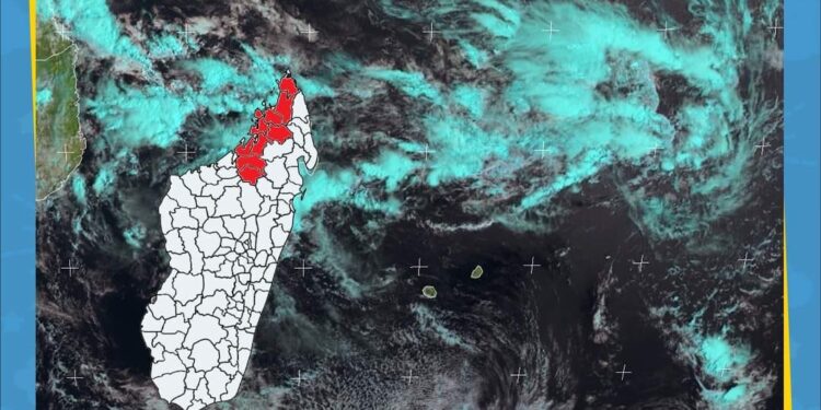 METEO – Le Nord-ouest de Madagascar placé en alerte rouge fortes pluies