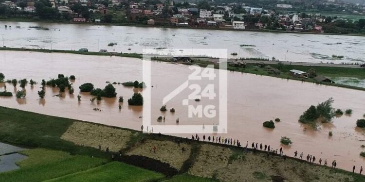 CRUE – Alerte jaune montée des eaux dans de nombreuses communes de l&rsquo;Atsimondrano suite à la hausse du niveau de la Sisaony