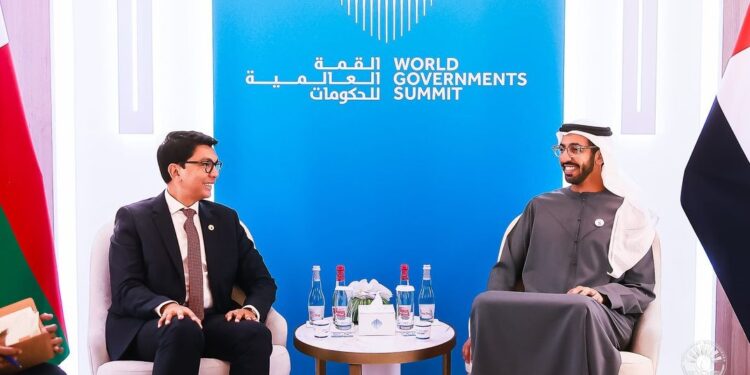 COOPERATION – Rajoelina envisage l&rsquo;ouverture d&rsquo;une ambassade malgache aux Emirats Arabes Unis