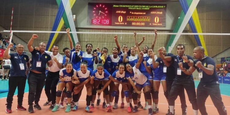 La GNVB perd les finales du championnat d&rsquo;Afrique des clubs de volleyball de la Zone 7 dans les catégories dames et hommes