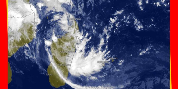 MÉTÉOROLOGIE – La perturbation tropicale devrait longer les côtes Nord-Ouest de Madagascar