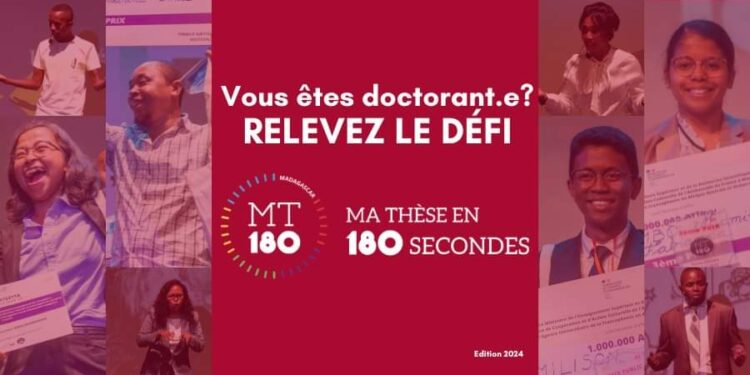 CONCOURS – Les inscriptions à l&rsquo;édition 2024 de Ma thèse en 180 secondes ouvertes jusqu’au 11 avril