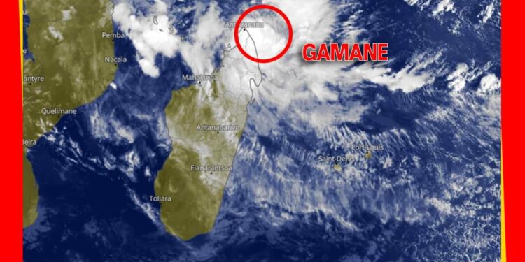 METEO – Gamane touche terre au Nord de Vohémar en ce début de matinée