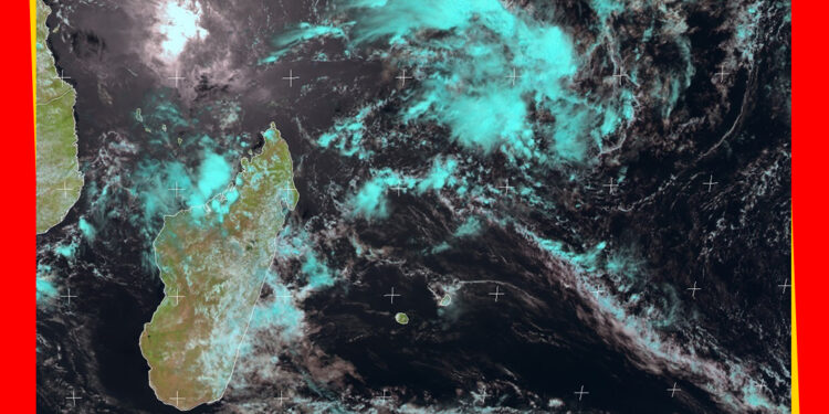 MÉTÉOROLOGIE – Une dépression tropicale en cours de formation à l’Est de Madagascar