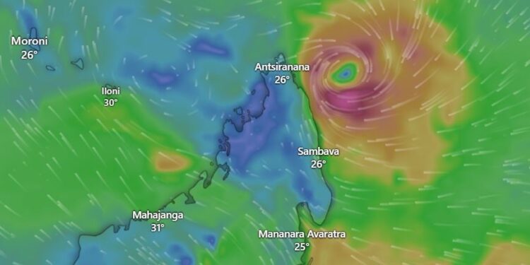METEOROLOGIE – Gamane devient une forte tempête tropicale en quelques heures