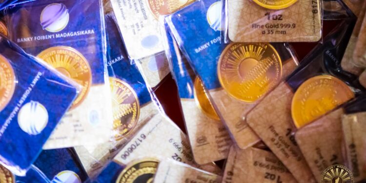 Rajoelina ambitionne la constitution par la Banque centrale de 40 tonnes de réserves d’or en une décennie