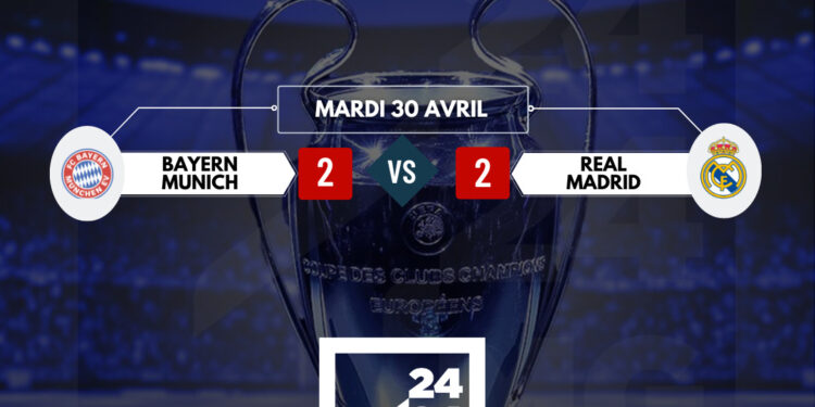 FOOTBALL – Le Bayern Munich et le Real de Madrid se neutralisent, le Borussia Dortmund accueille le PSG ce mercredi soir