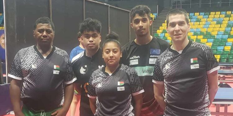 Fabio Rakotoarimanana et Hanitra Raharimananana se qualifient pour les phases finales du tournoi de qualification olympique de tennis de table