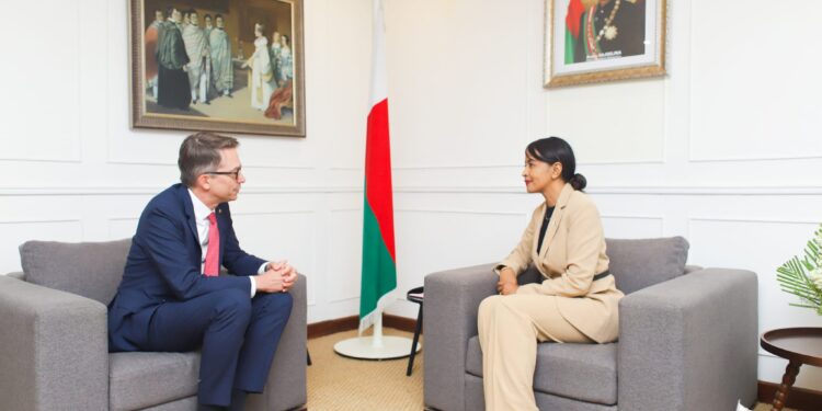 DIPLOMATIE – Le nouvel ambassadeur d&rsquo;Allemagne à Madagascar, Olivier Knoerich, reçu par la ministre des Affaires étrangères
