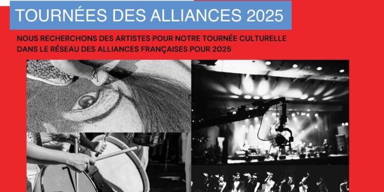 CULTURE – Appel à candidature lancé pour la tournée des Alliances 2025