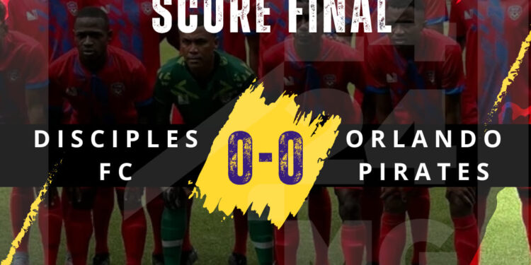 FOOTBALL – Disciples FC et Orlando Pirates se séparent sur un score nul et vierge en match aller du premier tour préliminaire de la Ligue des champions africaine
