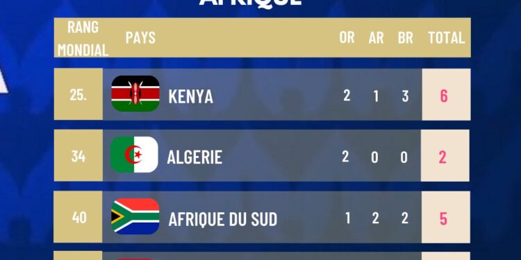 26 médailles dont neuf en or pour l’Afrique à deux journées de la clôture des Jeux Olympiques 2024