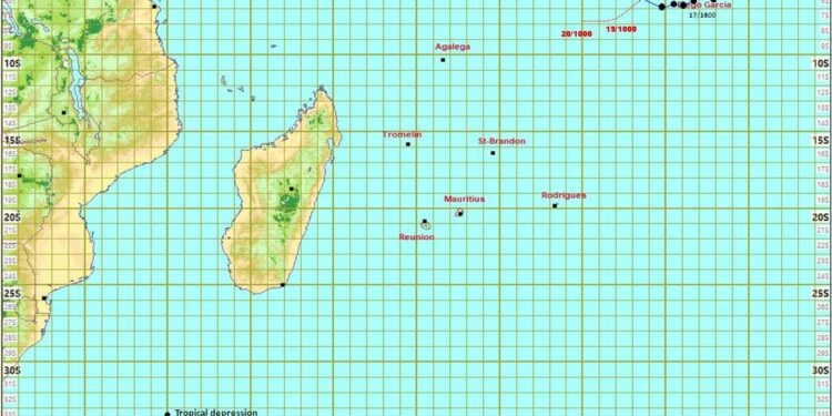 METEOROLOGIE – La perturbation tropicale stationnée au Nord Est d&rsquo;Antsiranana non baptisée ce weekend