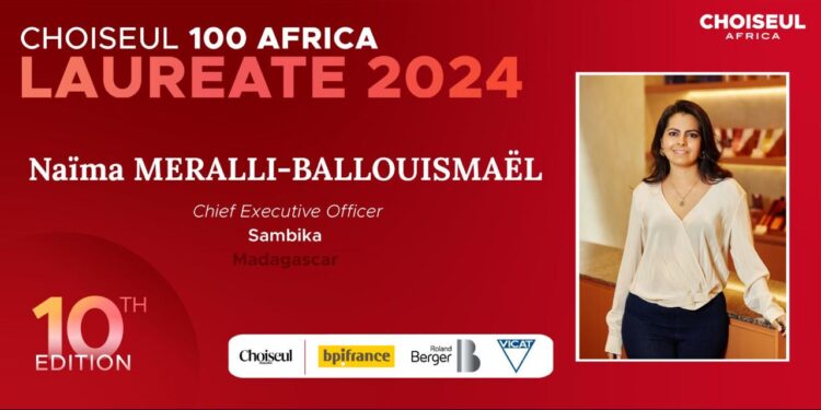 RECOMPENSE – Naima Meralli-Ballou Ismaël intègre le classement Choiseul Africa