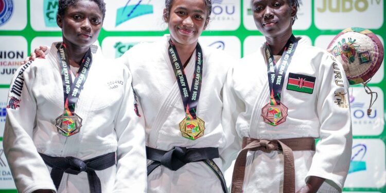 JUDO – La judokate Roumaica Benandro Andriamahadisoa remporte la médaille d’or à l’Open de Dakar