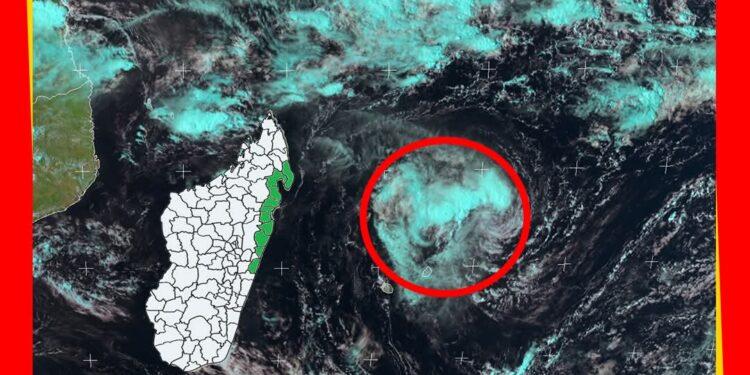 METEO – Alerte verte cyclonique pour le Centre Est de Madagascar avec l&rsquo;atterrissage attendu d&rsquo;une tempête tropicale mardi