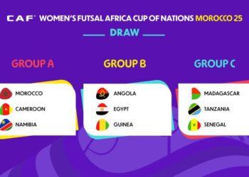 FOOTBALL – Madagascar dans le groupe de la Tanzanie et le Sénégal à la CAN féminine de futsal