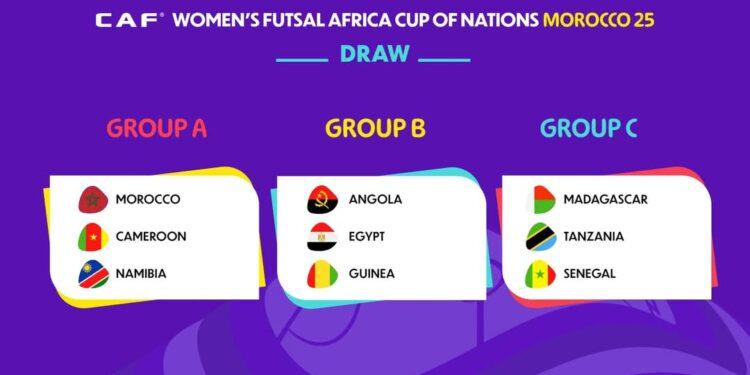 FOOTBALL – Madagascar dans le groupe de la Tanzanie et le Sénégal à la CAN féminine de futsal