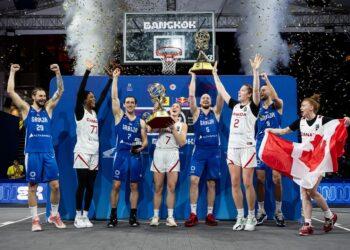 BASKETBALL – La Serbie chez les hommes et le Canada chez les dames remportent la Fiba 3×3 Champions Cup