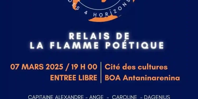 POESIE – Une soirée poétique pour accueillir la flamme poétique à Madagascar