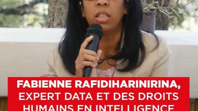 FABIENNE RAFIDIHARINIRINA, EXPERT DATA ET DES DROITS HUMAINS EN INTELLIGENCE ARTIFICIELLE – “Attention au biais algorithmique de l’Intelligence Artificielle”