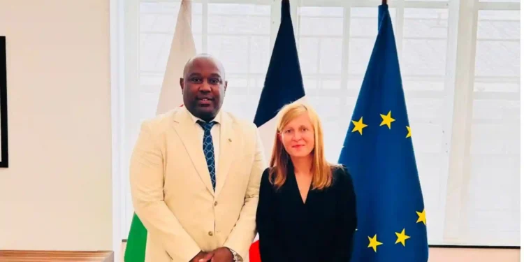 RENCONTRE – Marson Moustapha discute du dispositif visa-talent avec le cabinet du ministre français délégué à la Francophonie lors de son passage à Paris