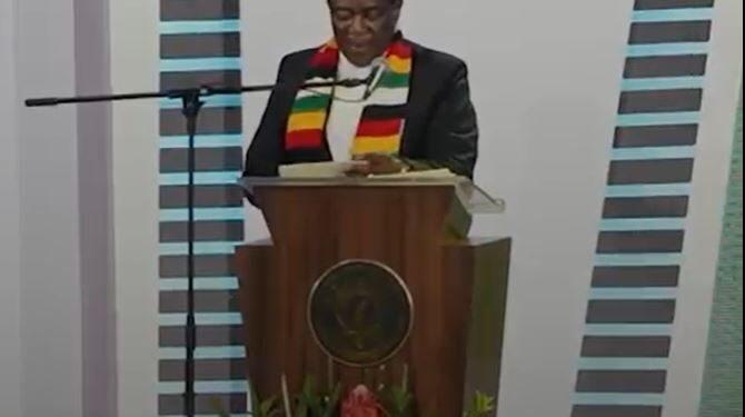 EMMERSON MNANGAGWA, PRESIDENT DE LA REPUBLIQUE DU ZIMBABE – “Le déficit de financement engendré par le changement de politique de certains de nos partenaires doit être comblé”
